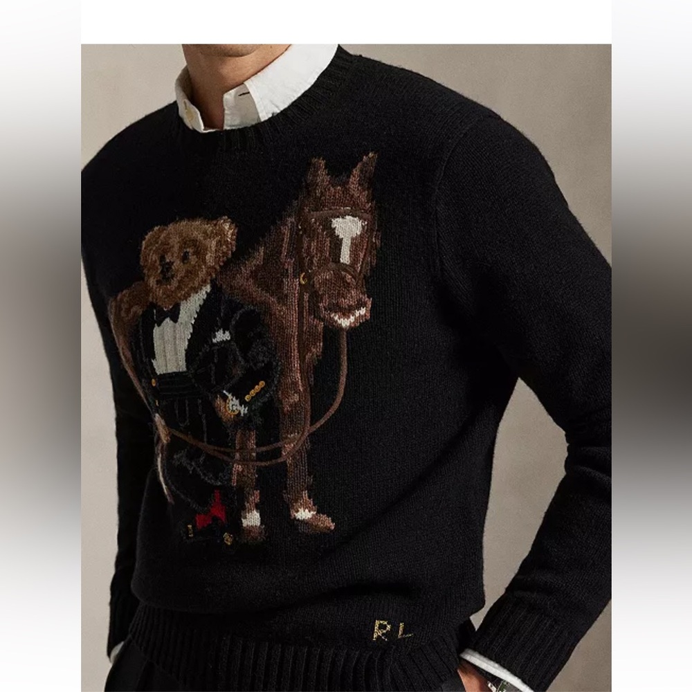 RARE NWT 2026 Polo Bear Sweater - Picture 2 of 3